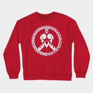 heart and peace symbol Crewneck Sweatshirt